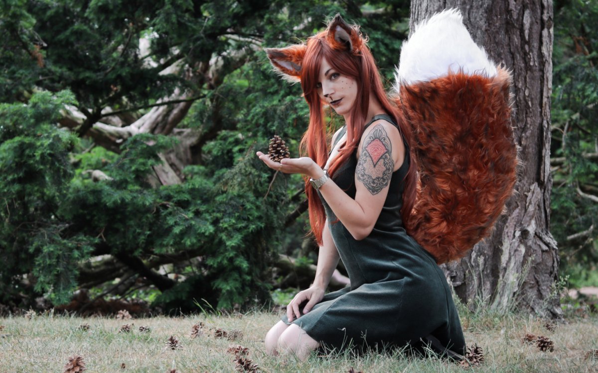 Кицунэ лисица оборотень