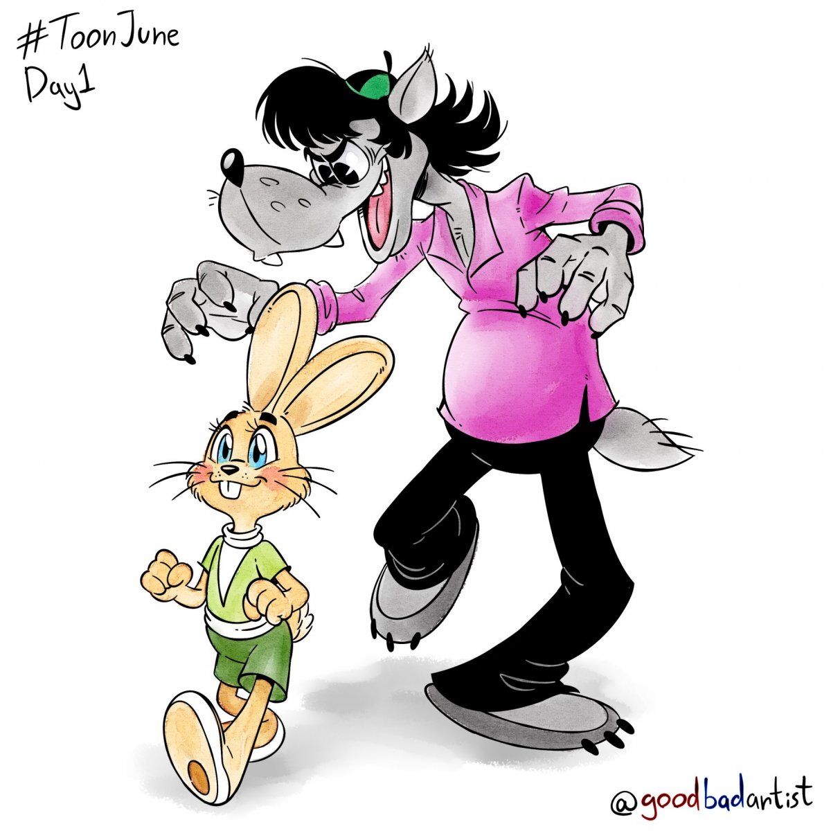 Волк и заяц любовь