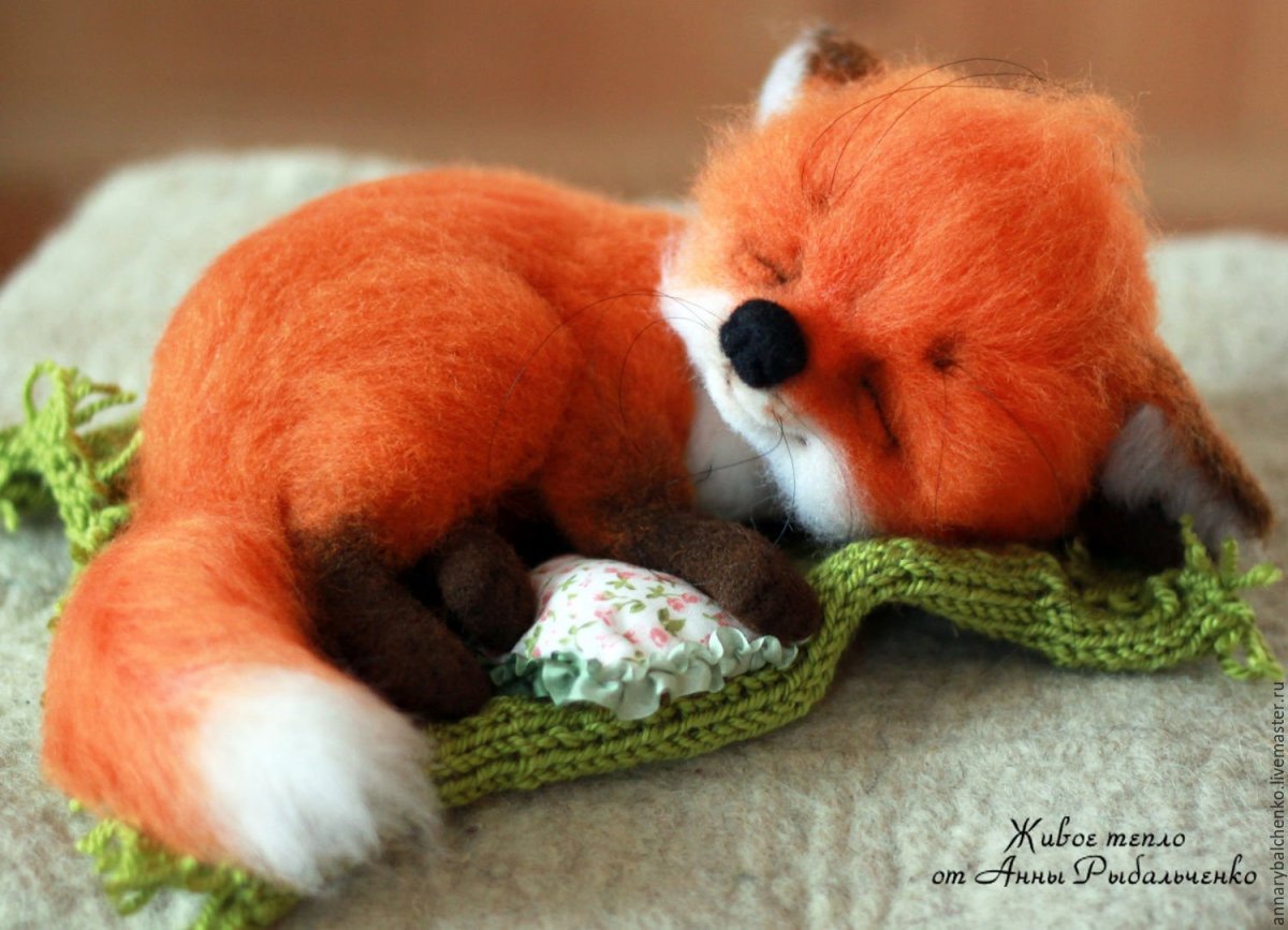 Мягкие игрушки валяные