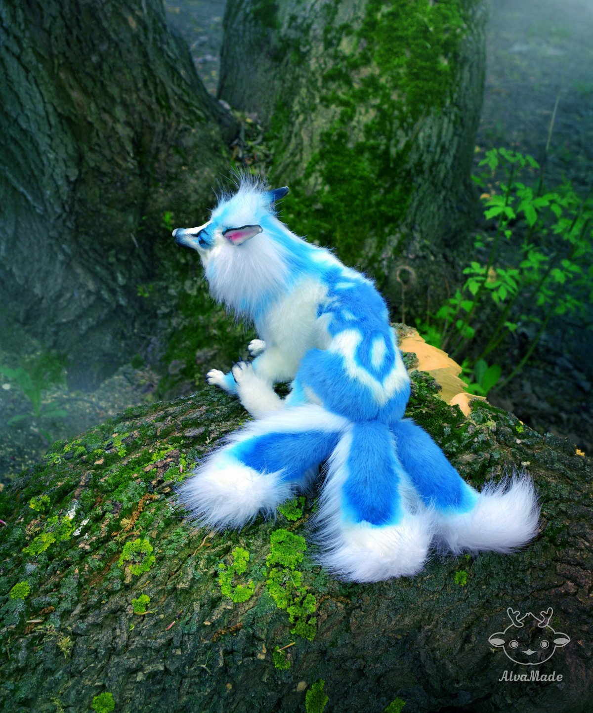 Кицунэ голубая лиса