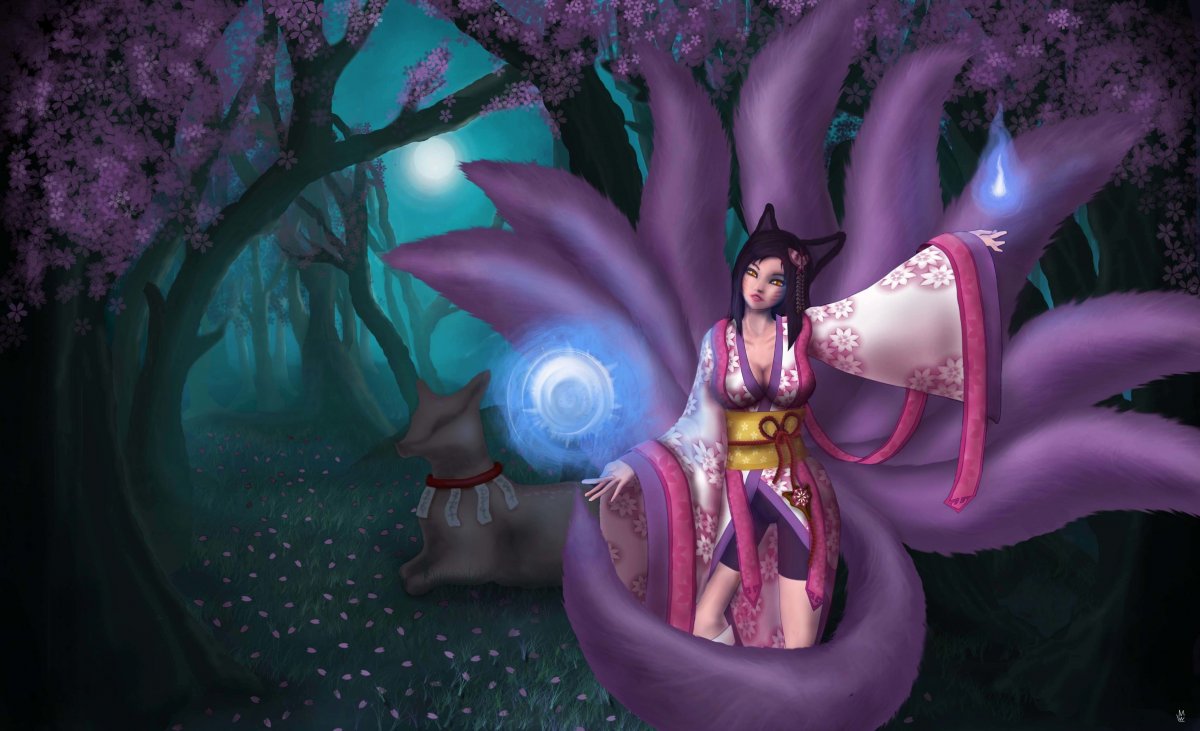 Девятихвостая лисица Ари