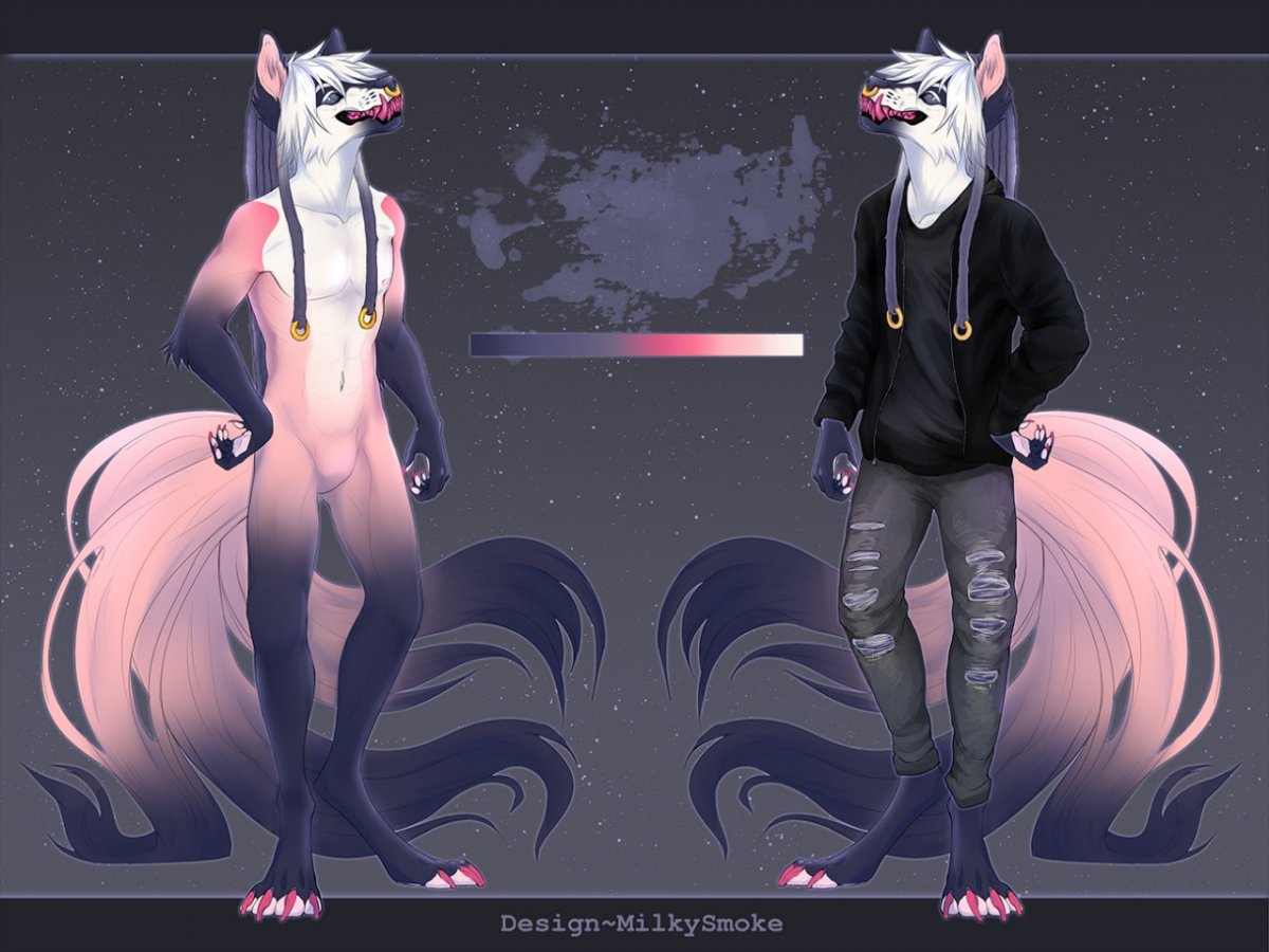 Референс персонажа фурри