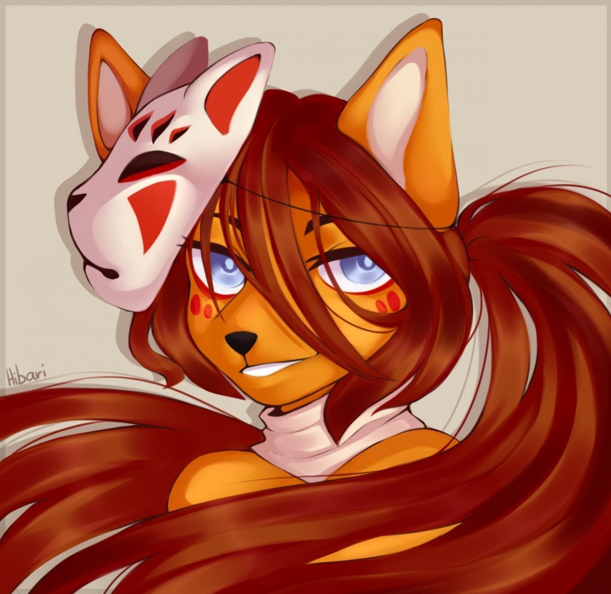 Фурри лиса маска