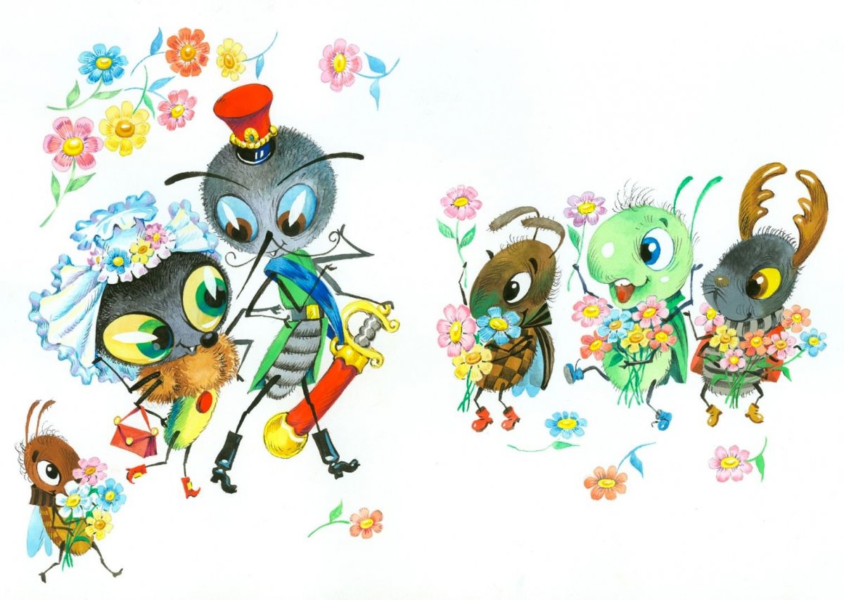 Герои Муха Цокотуха Чуковского