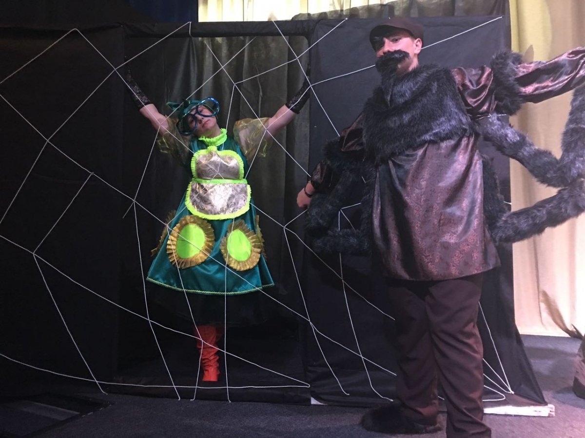 Муха Цокотуха паук театр