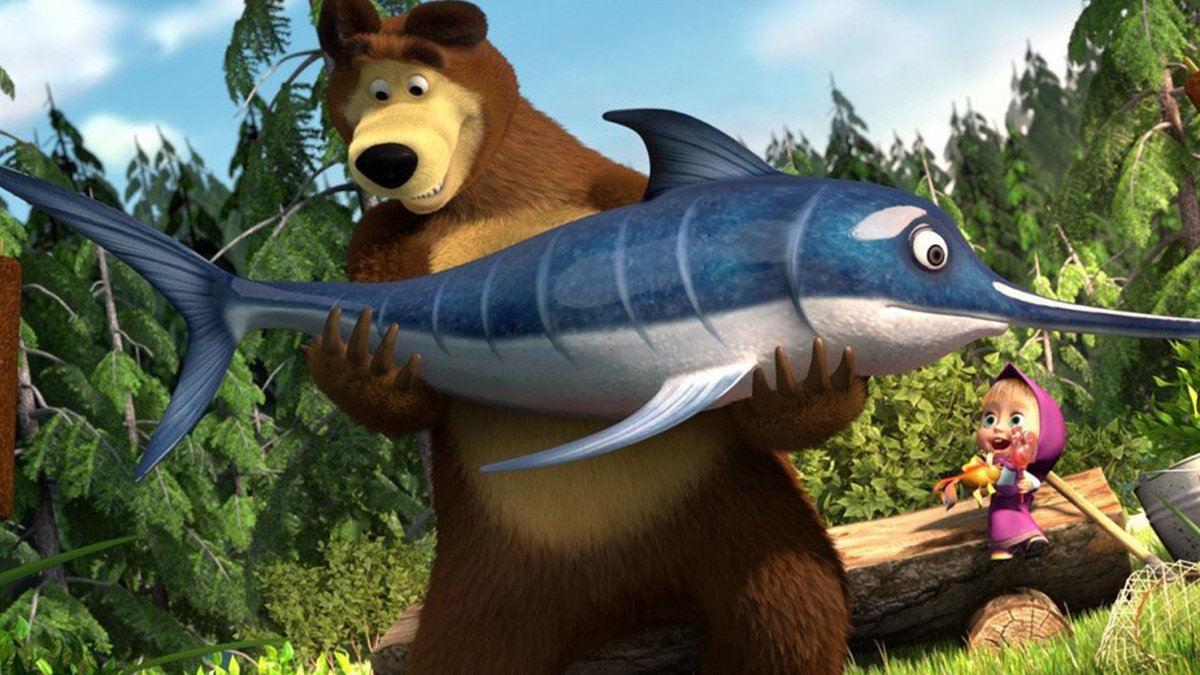 Маша и медведь 18 серия большая стирка