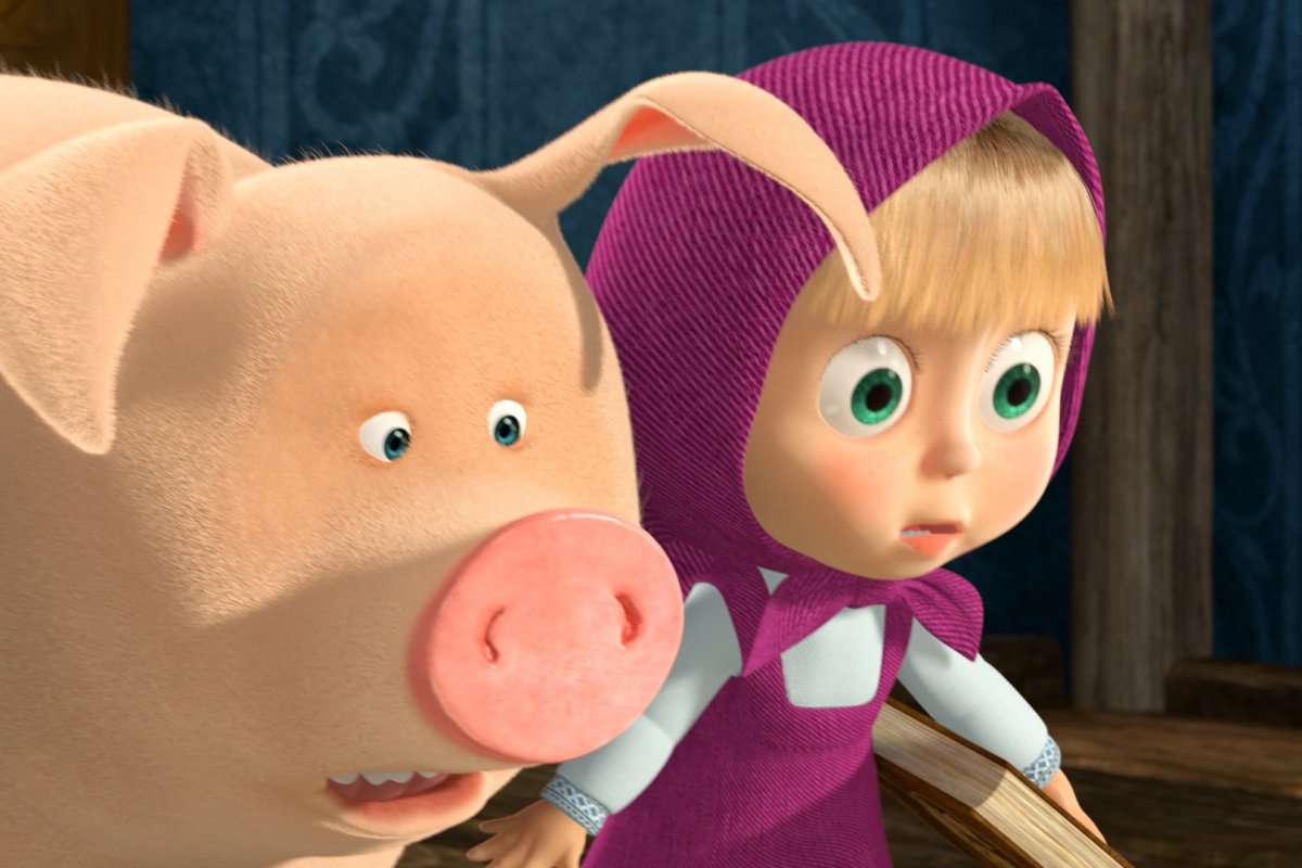 Маша и медведь вместе