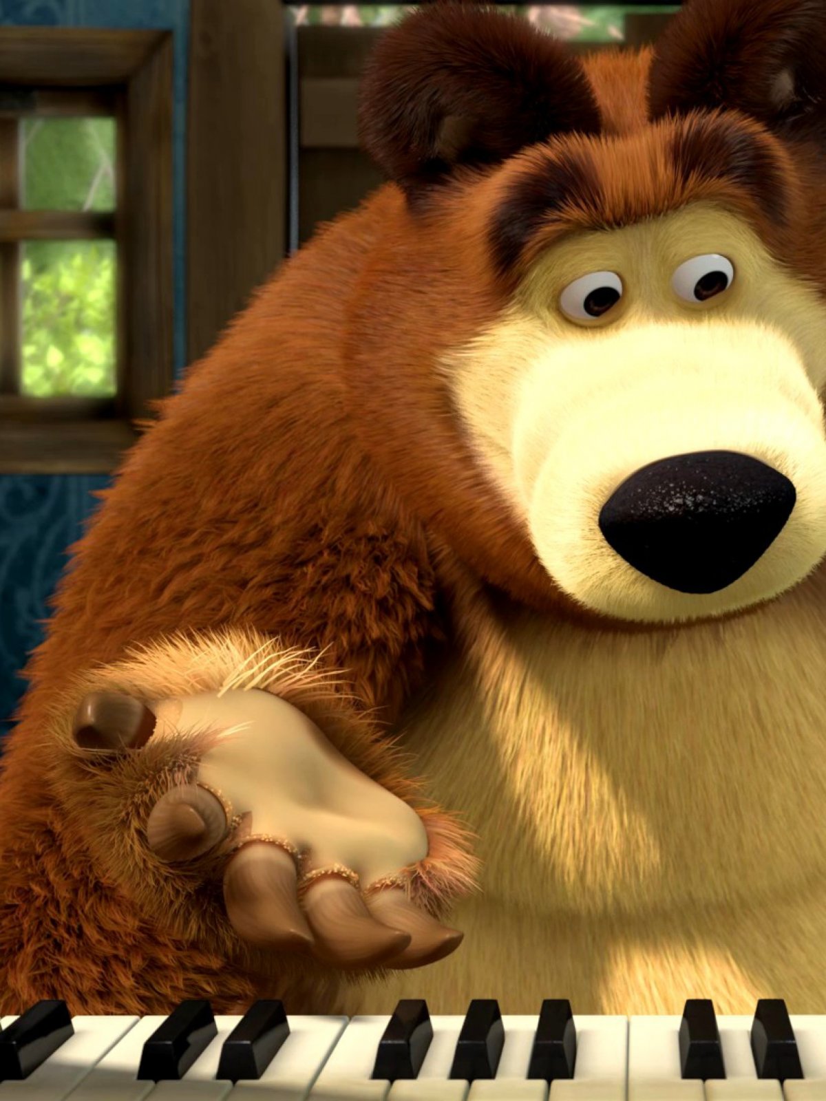 Маша и медведь медведь и птицы