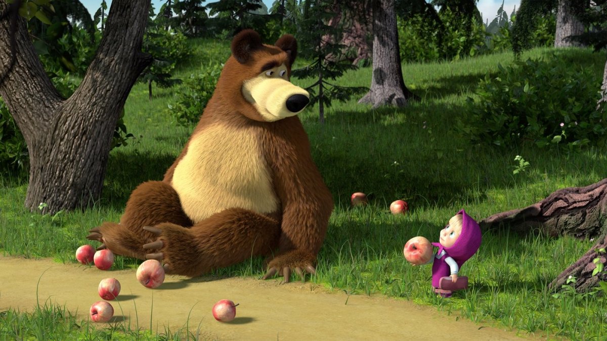 Россия 1 Маша и медведь