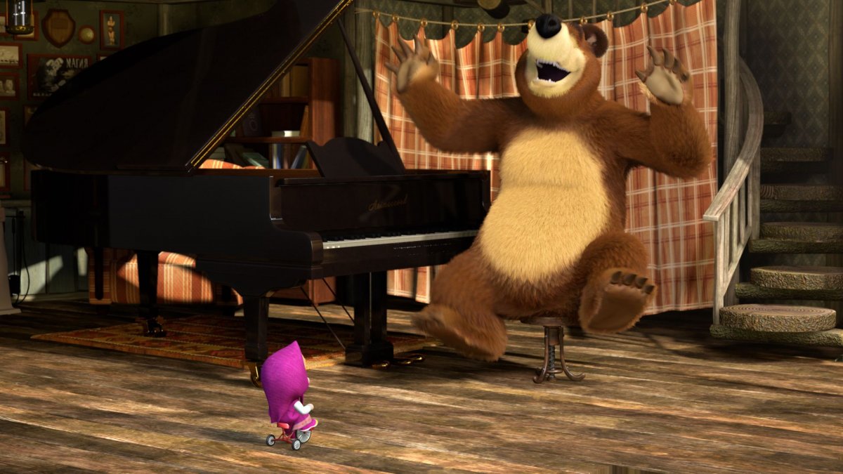 Маша и медведь ( Masha and the Bear) - Ловись рыбка !