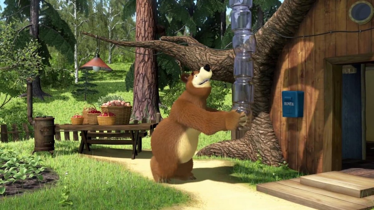 Маша и медведь новый год