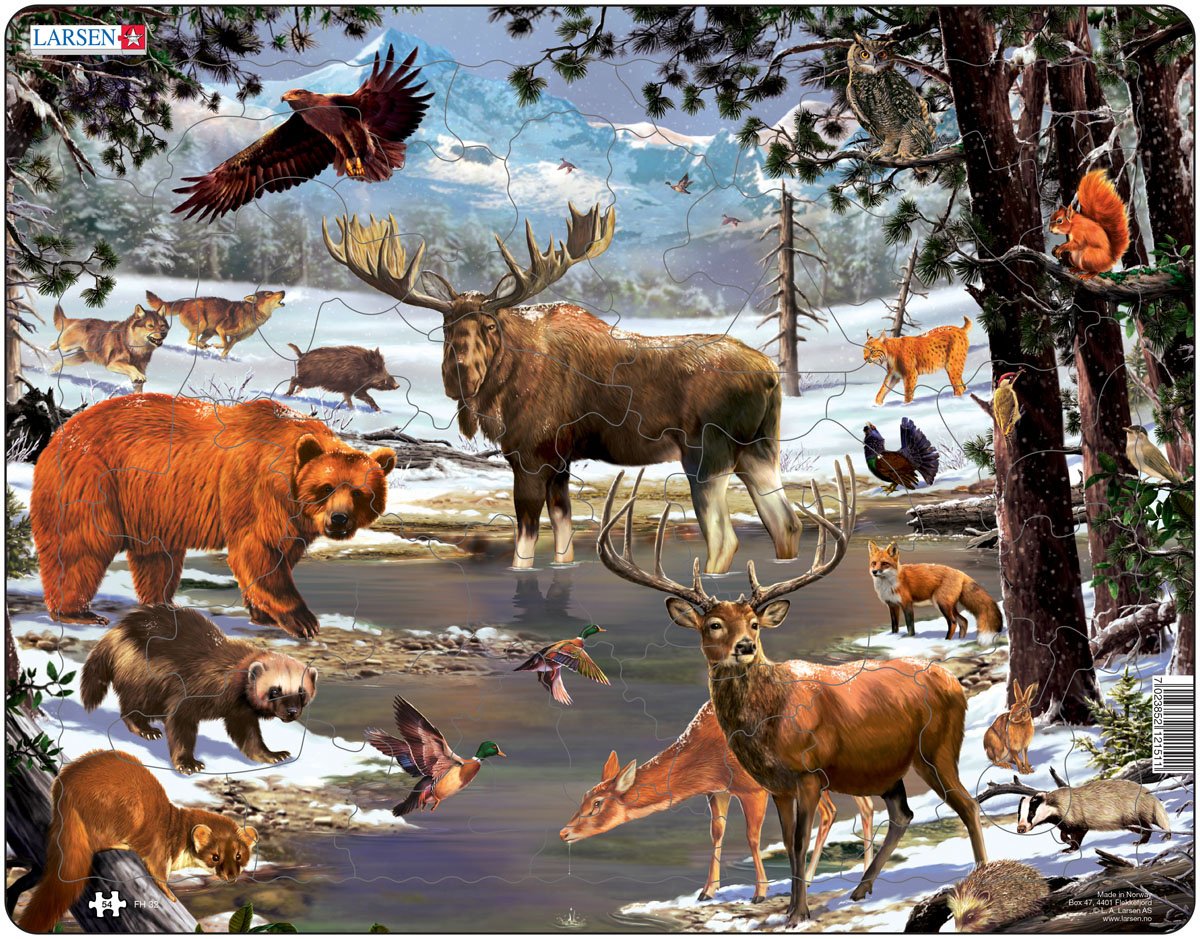 Африка карта для детей