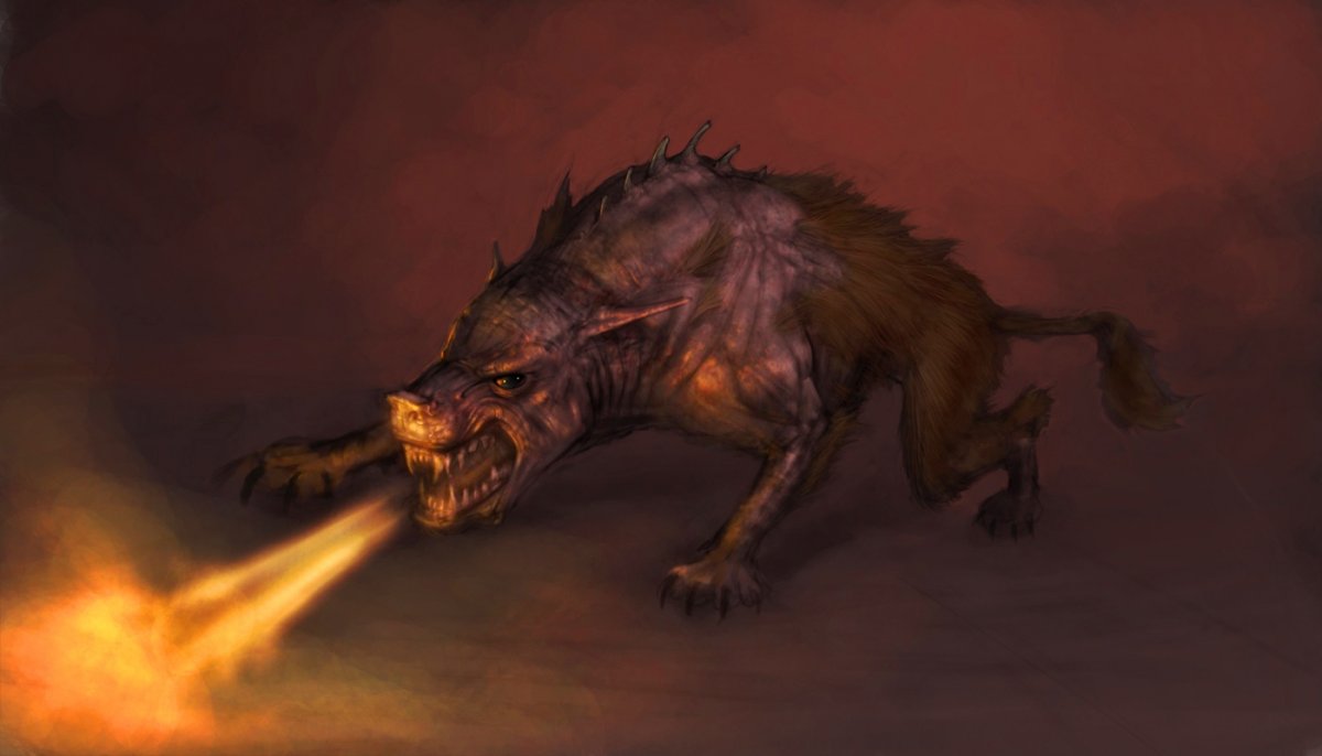 Адская гончая ДНД