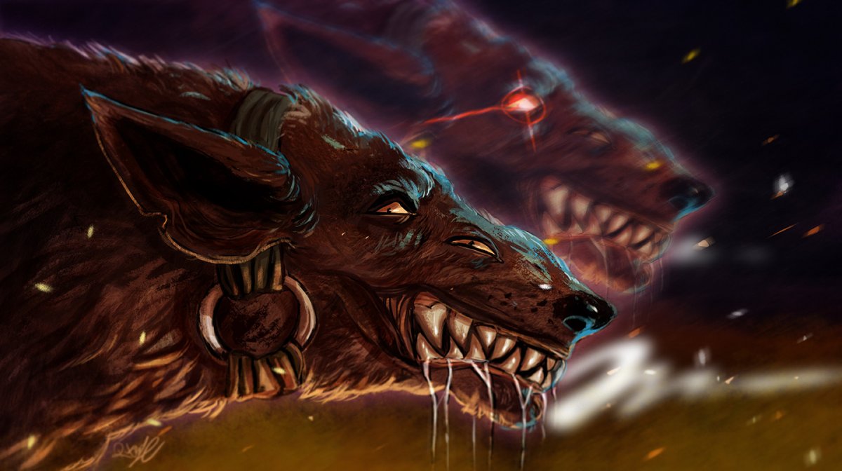 Адская гончая арт