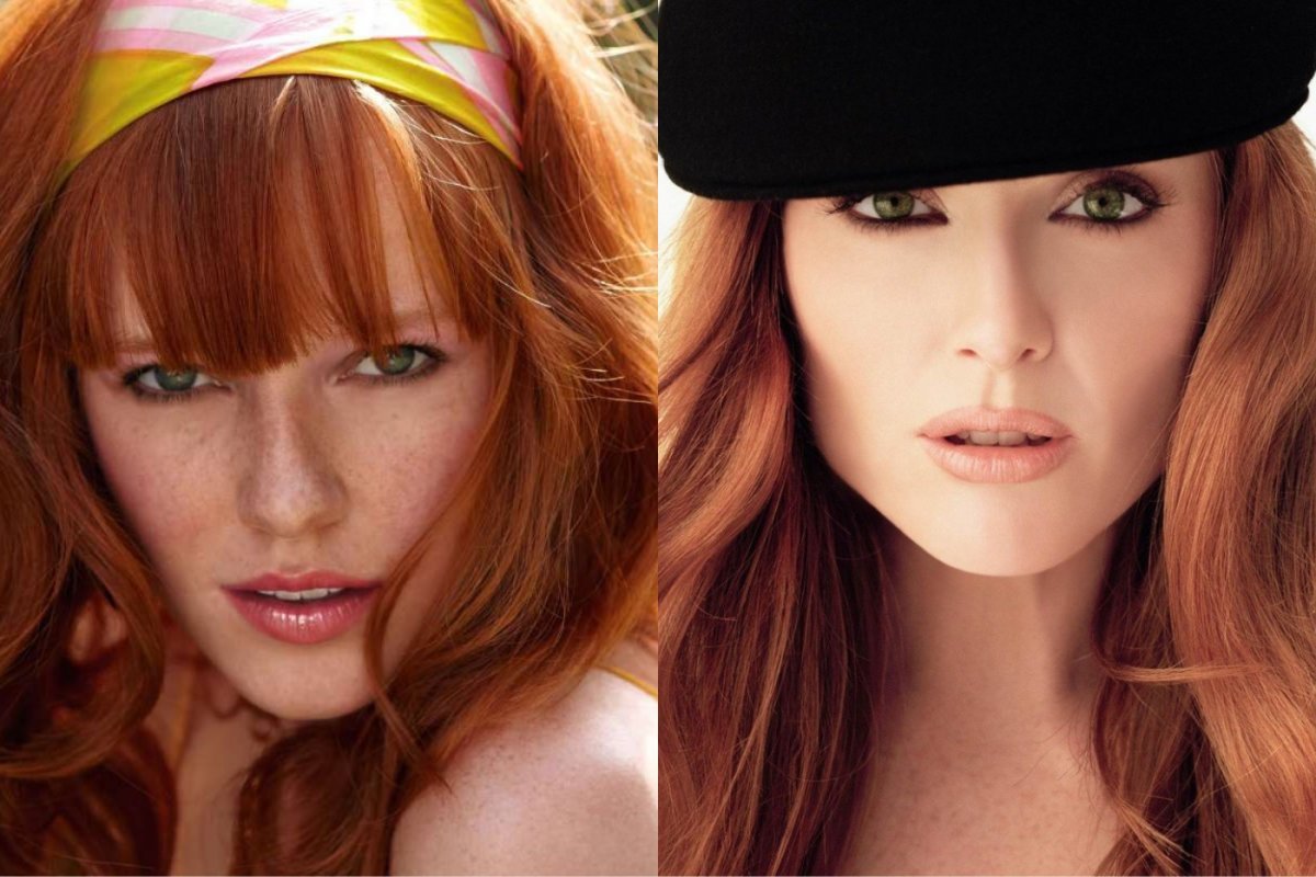 Яркий макияж для цветотипа осень