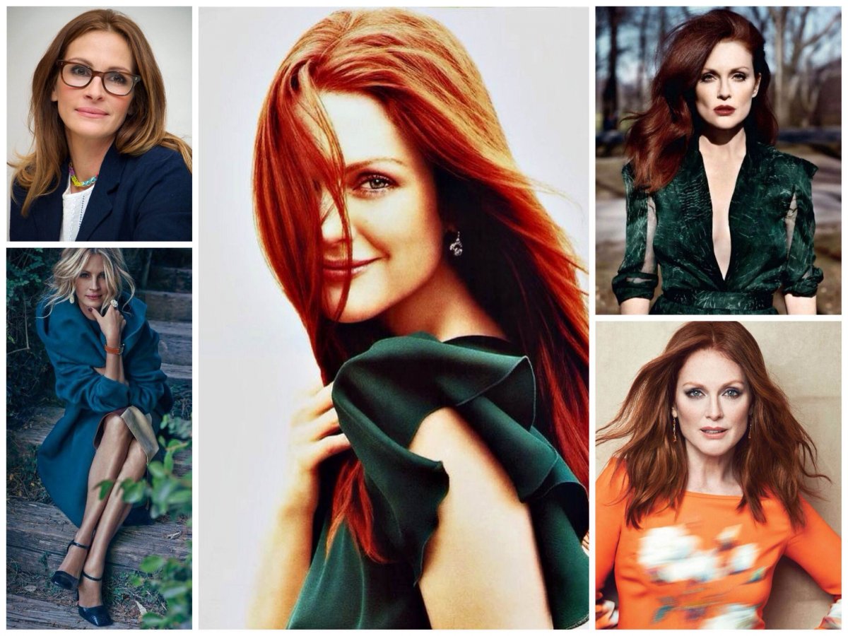 Джулианна Мур весенний цветотип