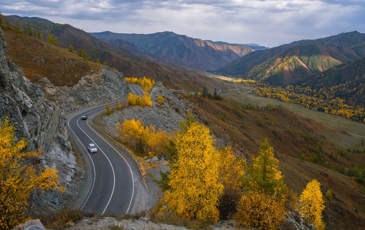 Северо-Чуйский тракт поздняя осень