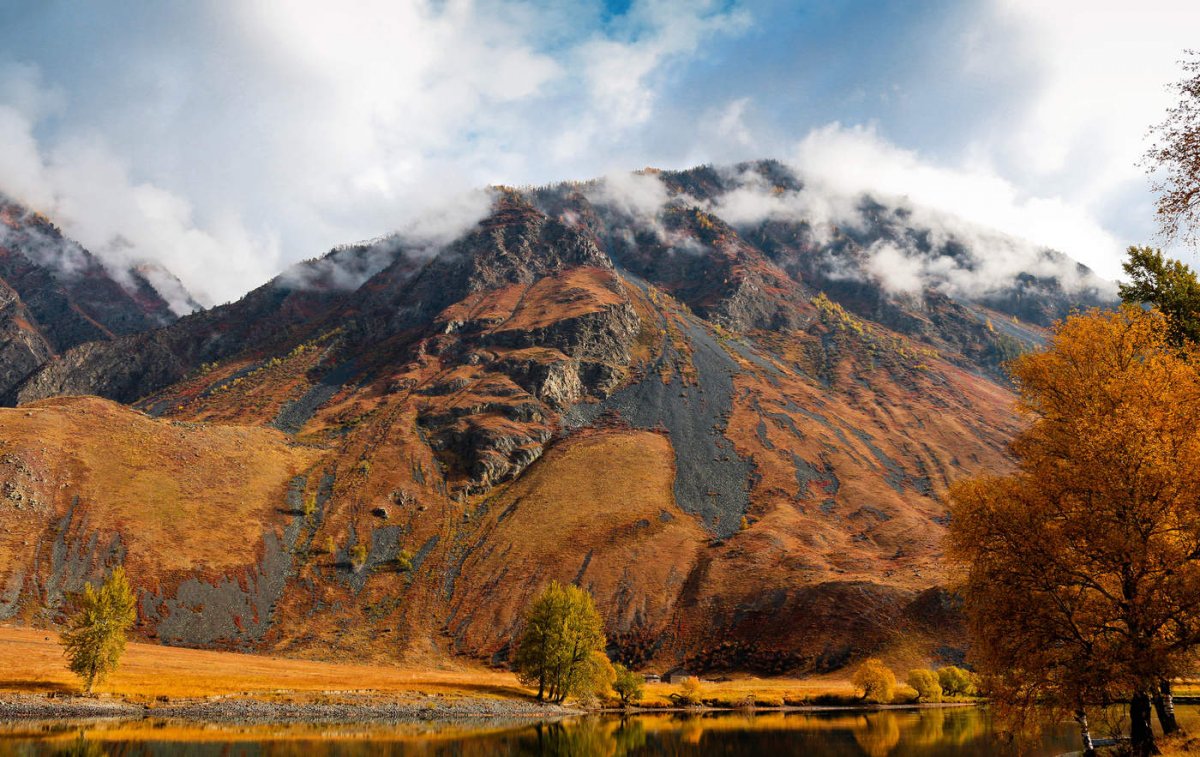 Горный Алтай слияние Чуи и Катуни