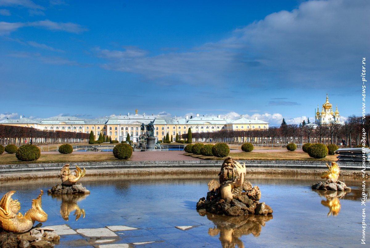 Петергоф ранней весной