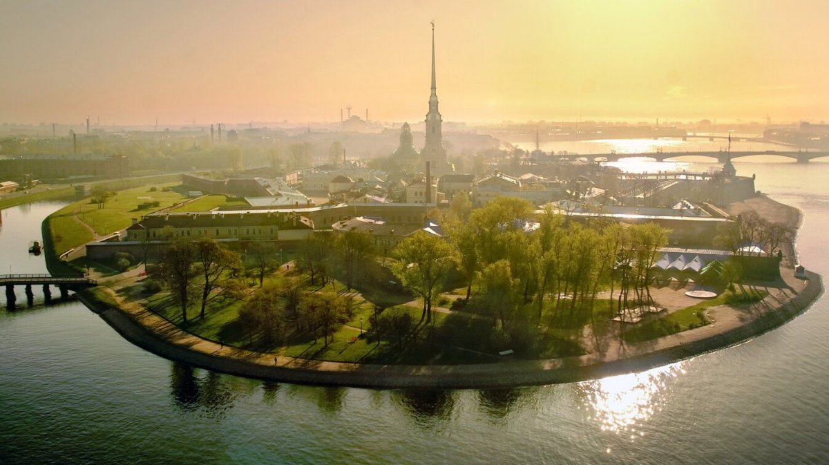 Петропавловская крепость утро