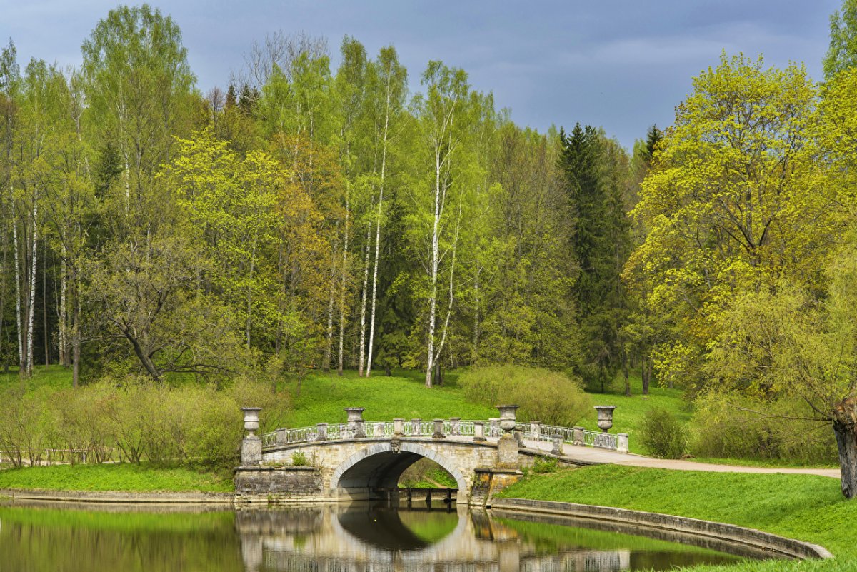 Парк Победы Санкт-Петербург мостики