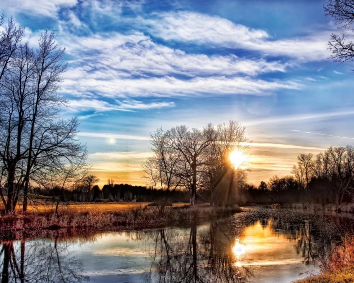 Весна в России