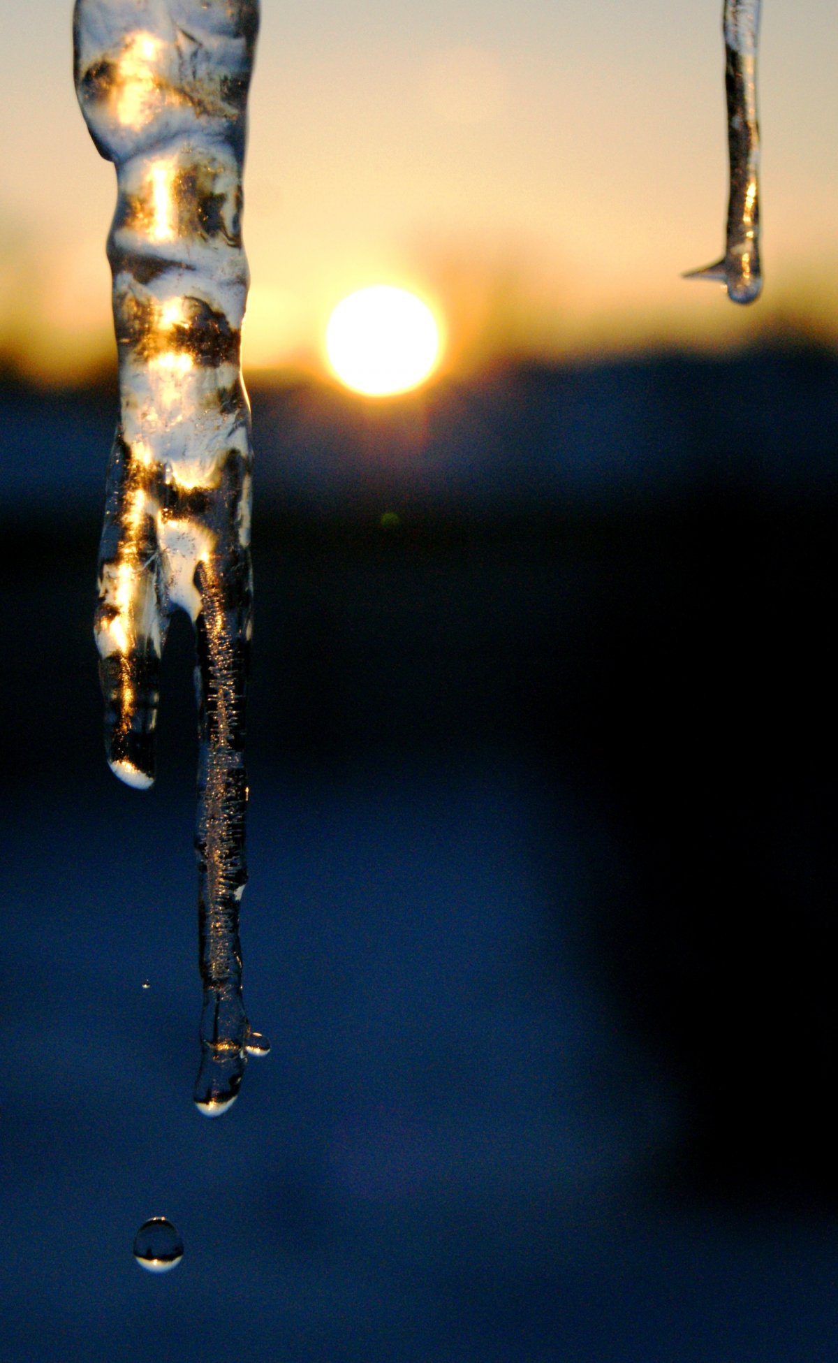 Капель сосульки