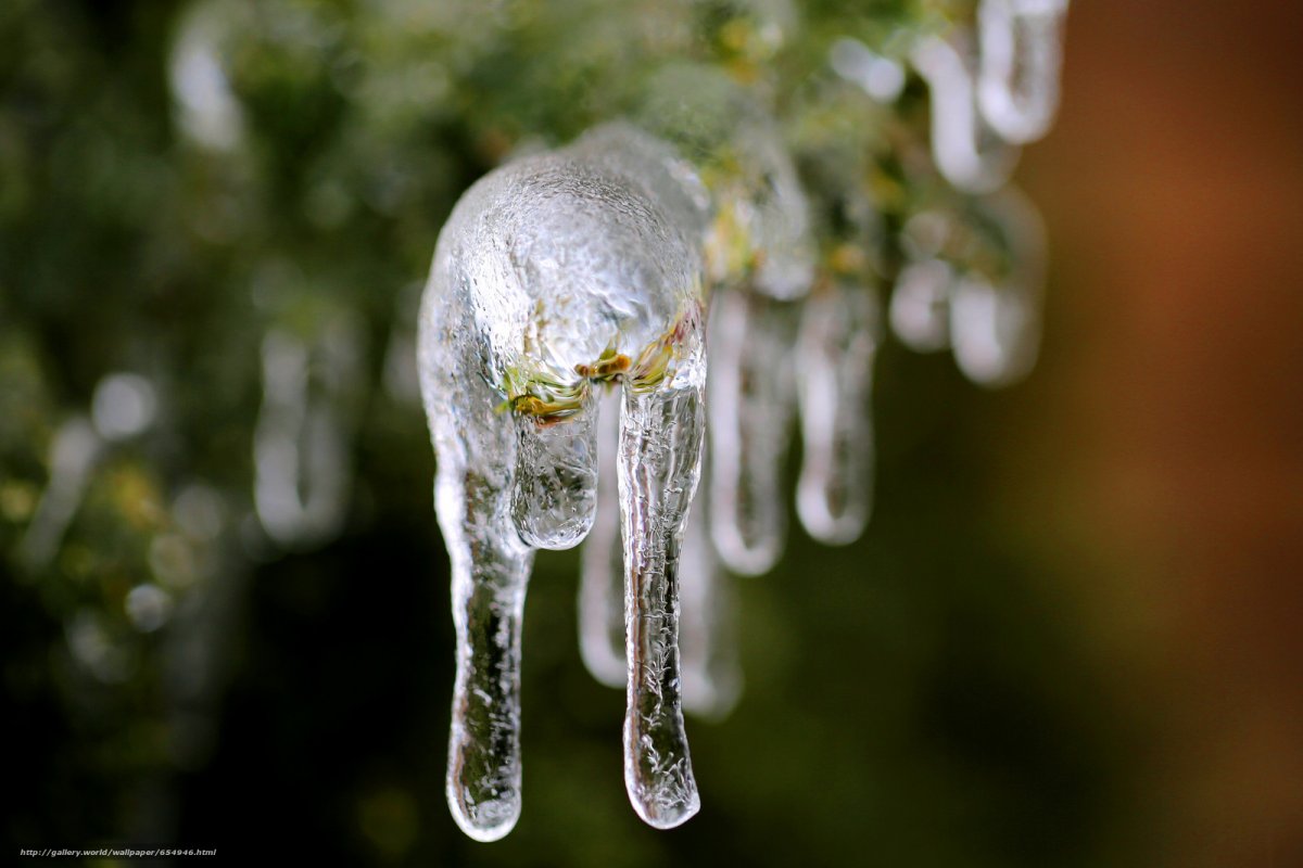 Капель сосульки