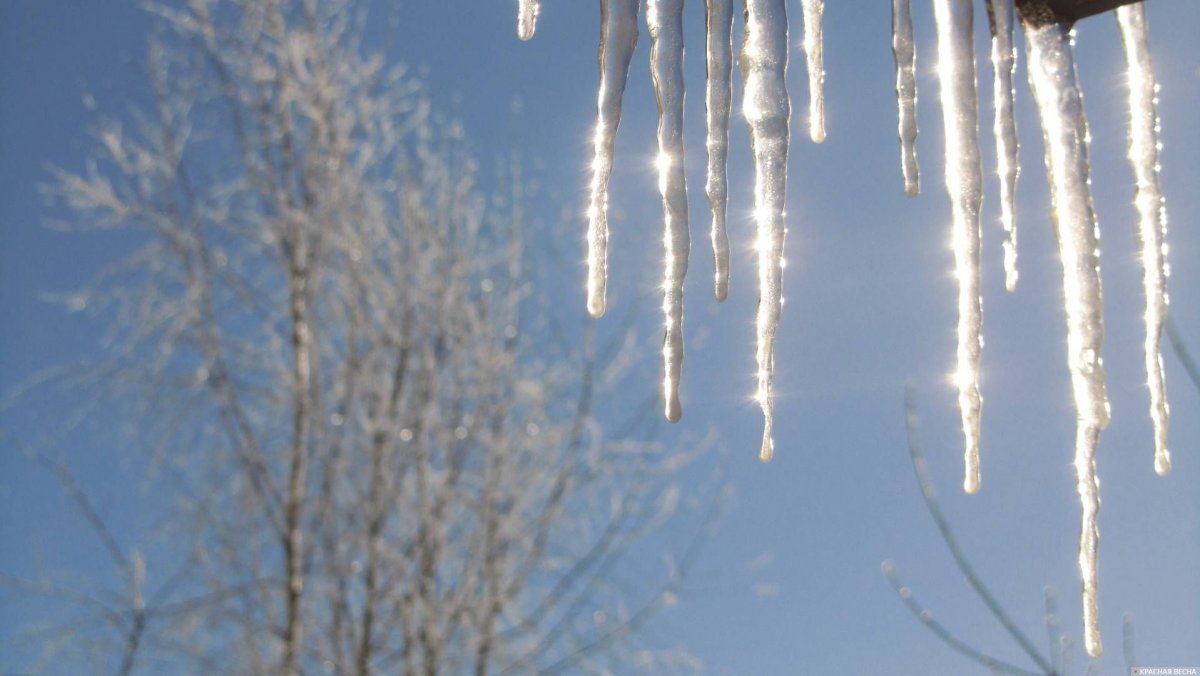 Природные явления сосульки