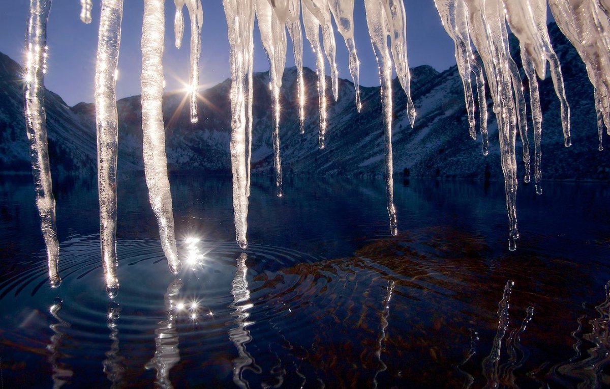 Красивые сосульки