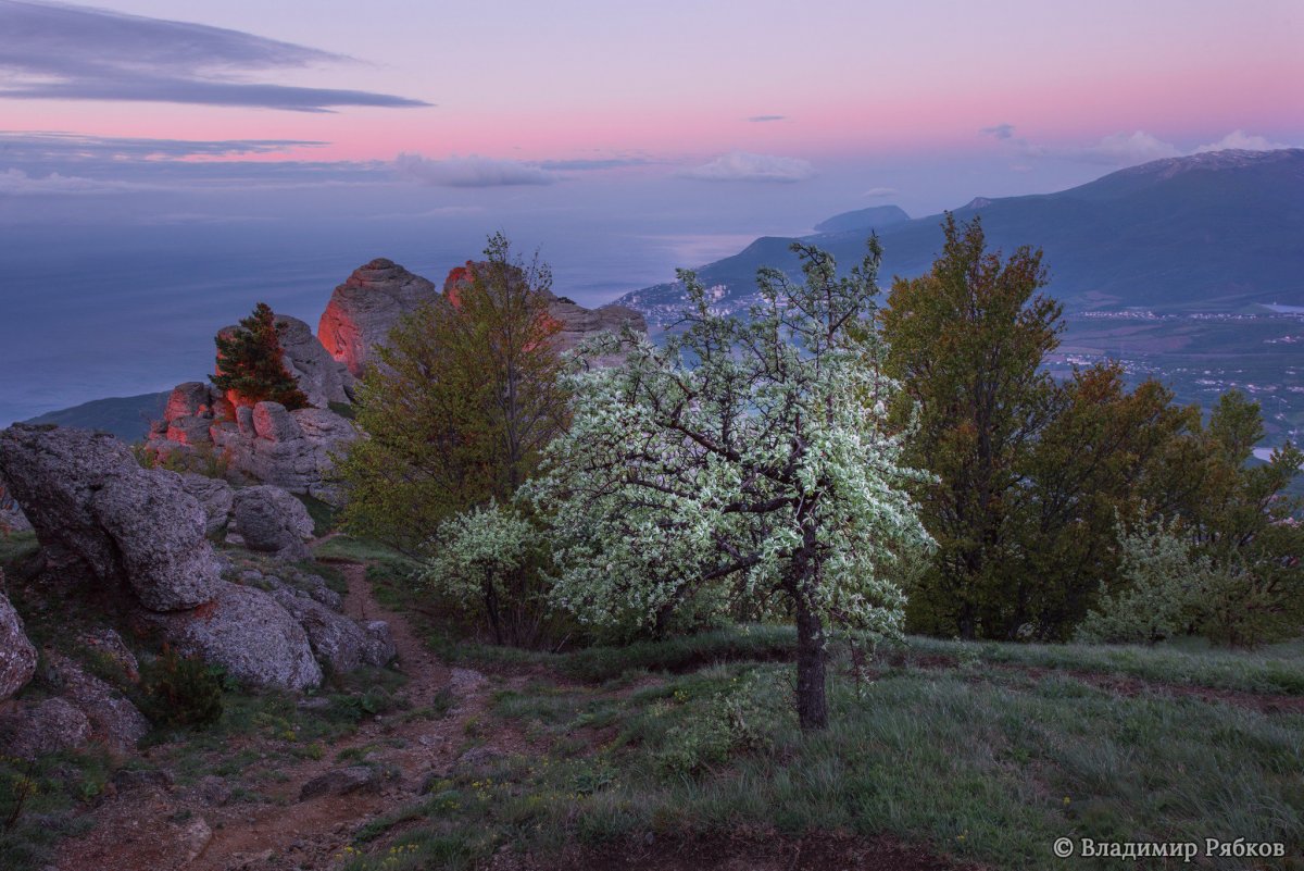 Крымский заповедник Демерджи границы