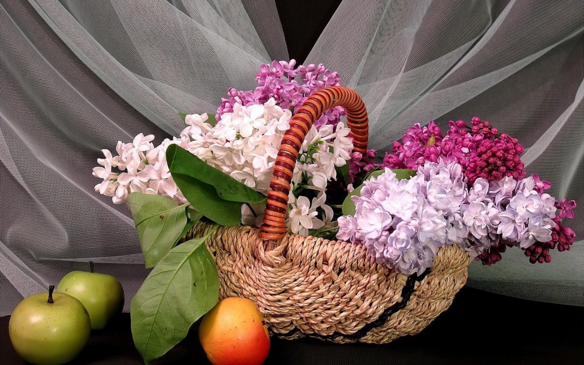 Натюрморт с корзинкой