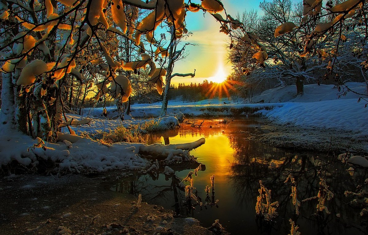 Красивые пейзажи ранней весны