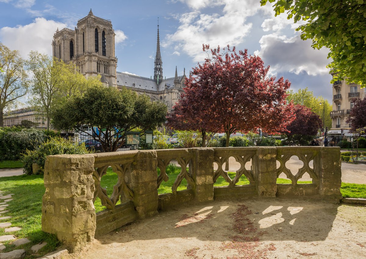 Франция Весна зелень