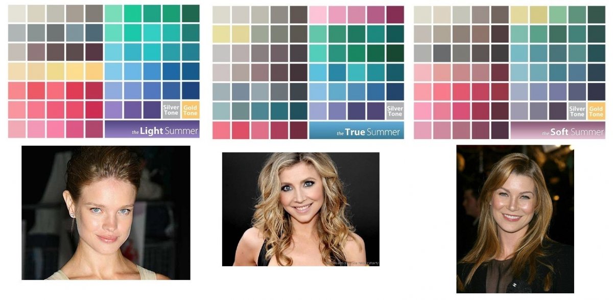 Украшения для цветотипа лето