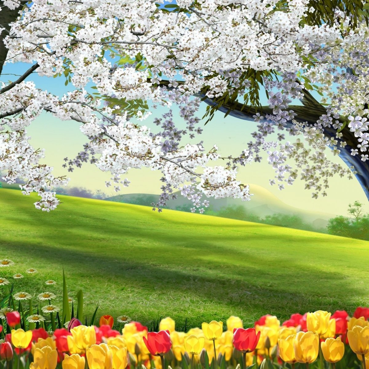 Весенний фон