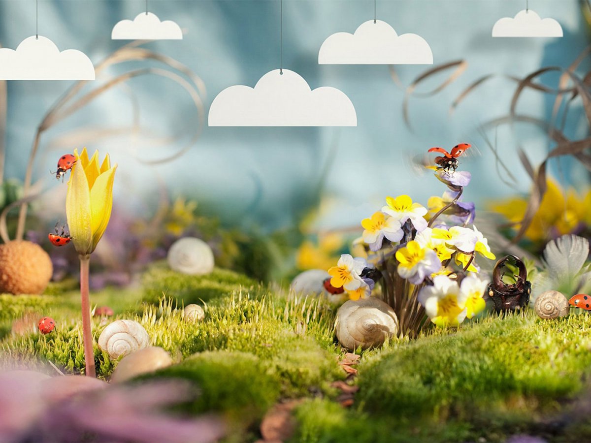 Красивая позитивная Весна