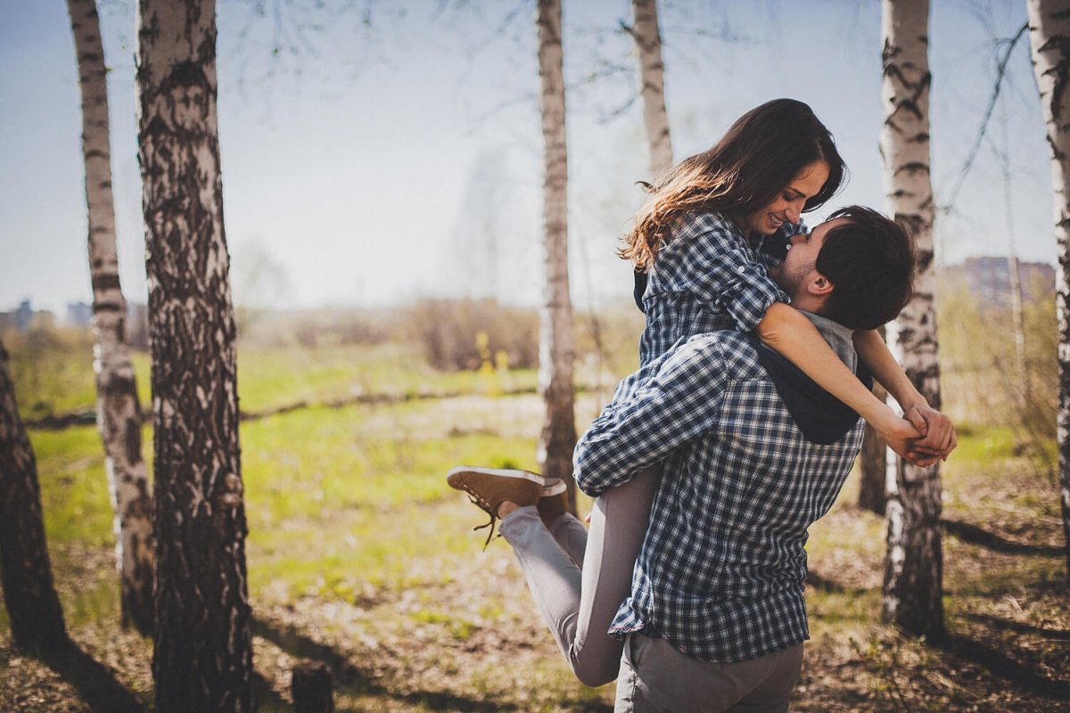 Фотосессия для влюбленных на природе