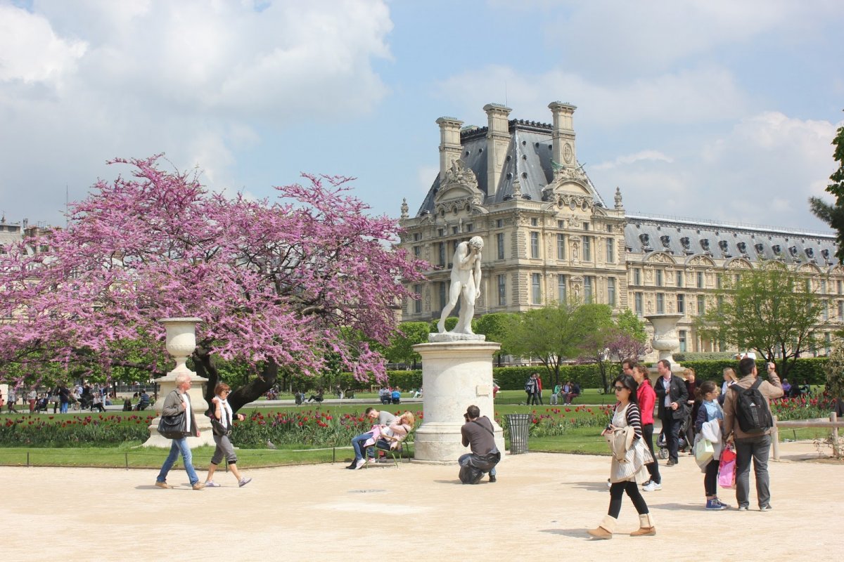 Сад Тюильри в Париже