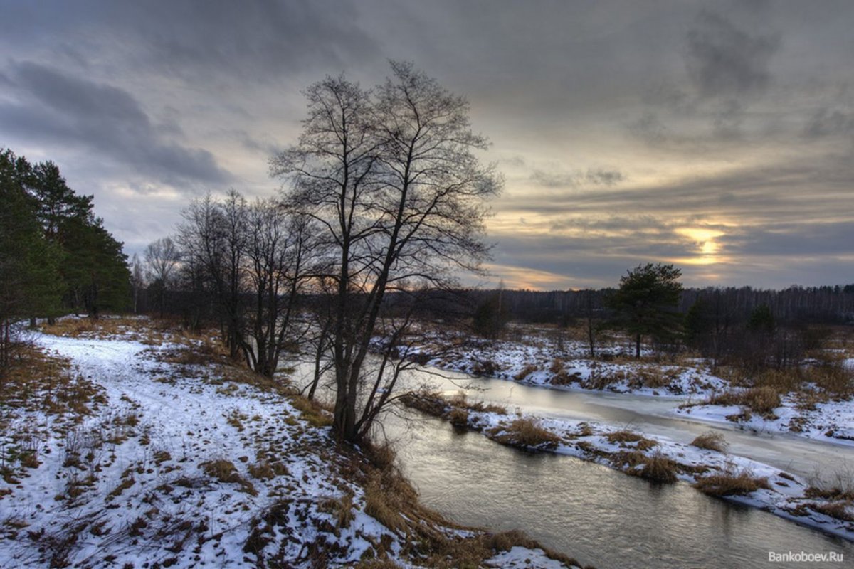 Ранняя Весна пейзаж Финляндия