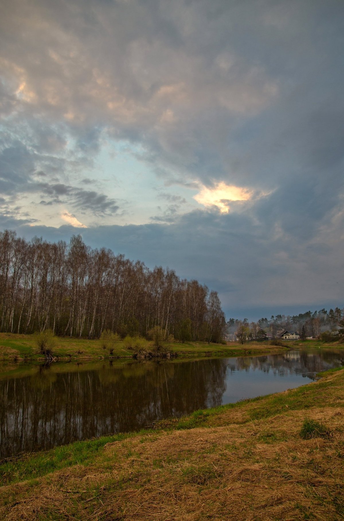 Природа вечер пасмурно