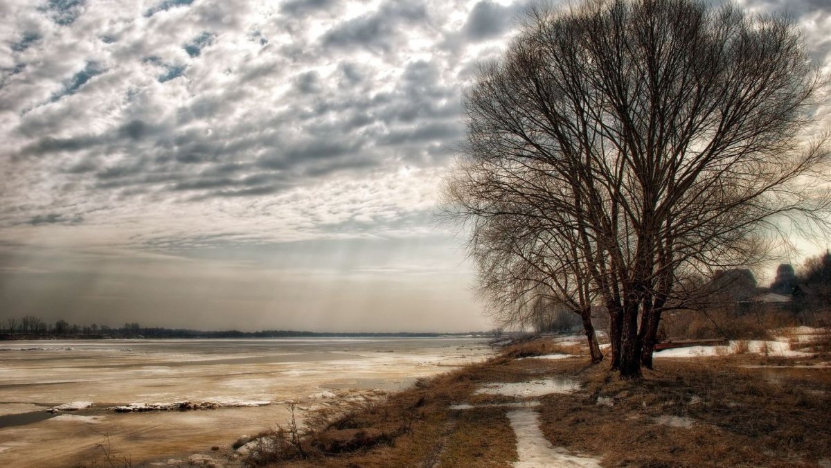 Обои на рабочий стол природа пасмурно