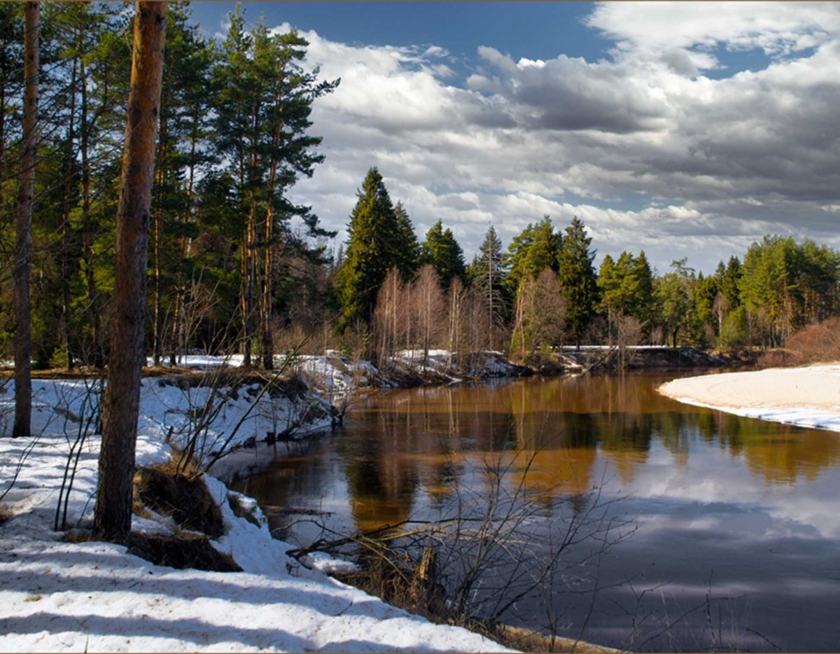 Природа Весна март