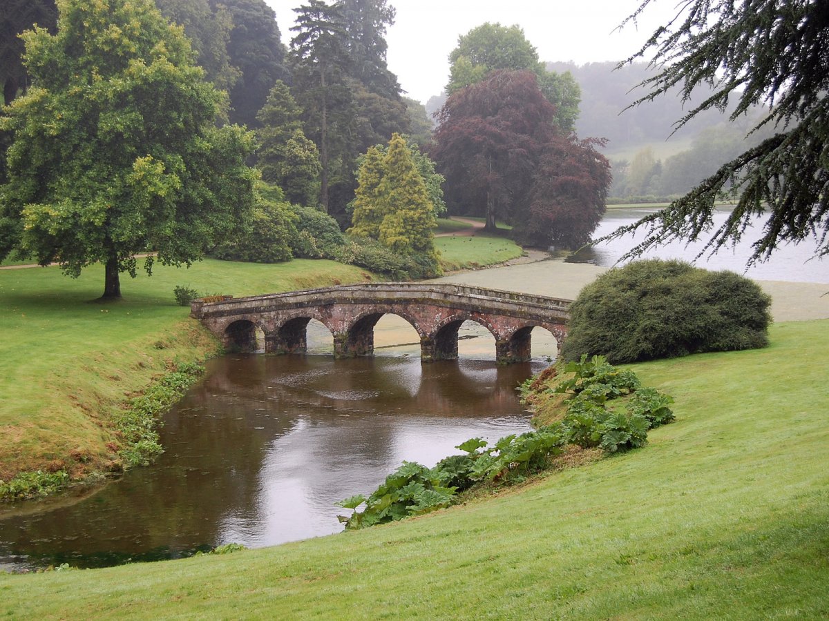 Пейзажи Стоурхед парк. Англия