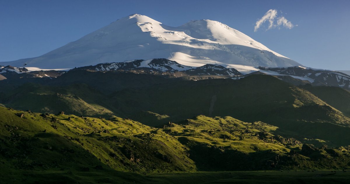 Вид с горы Эльбрус