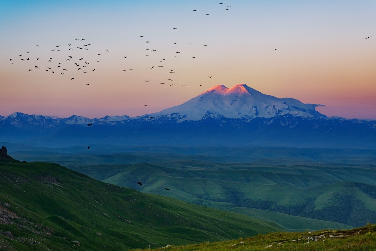 Гора Эльбрус (Кабардино-Балкария, Карачаево-Черкесия)