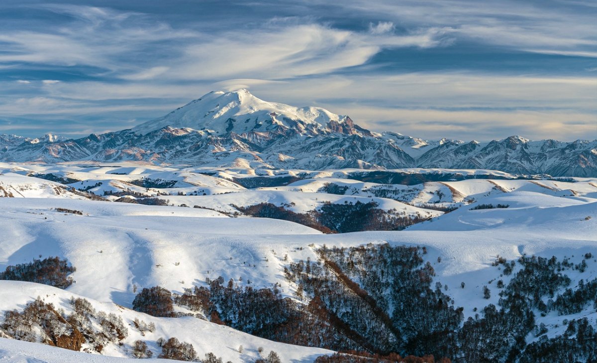 Перевал Гумбаши зимой