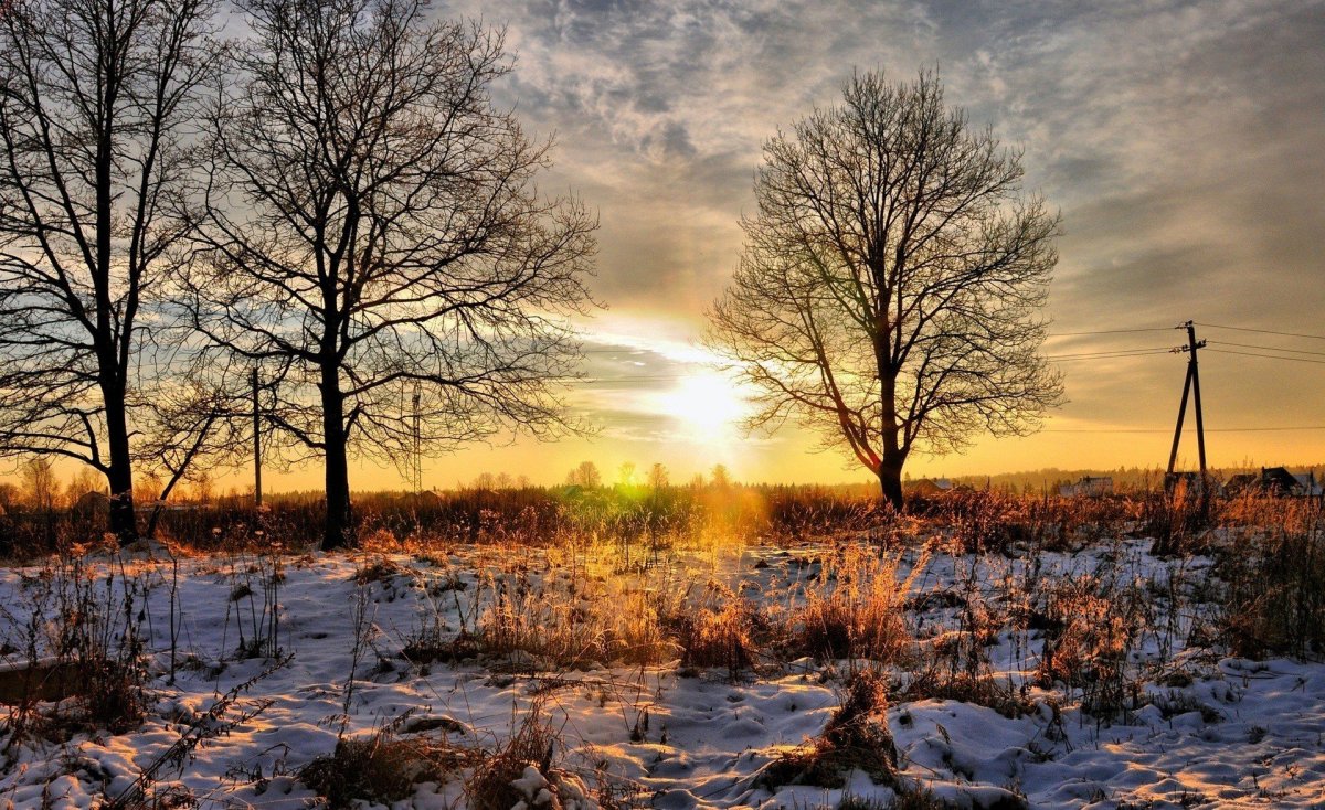 Зимнее солнце