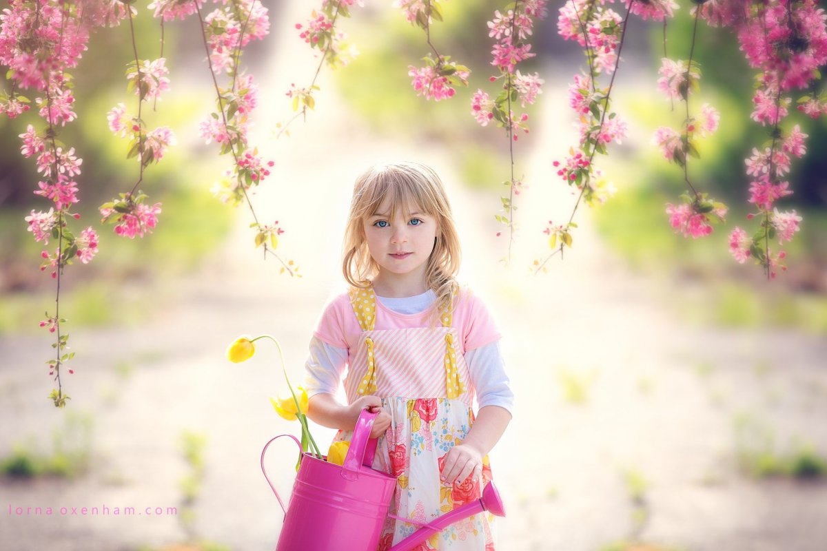 Дети весной