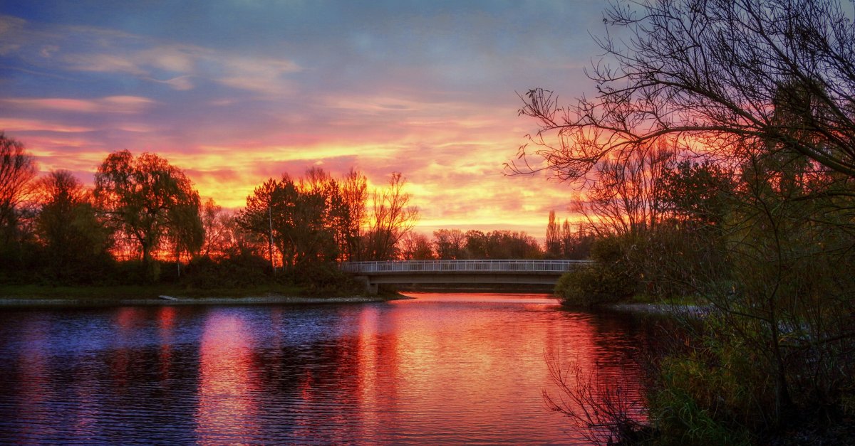 Красные зори природа